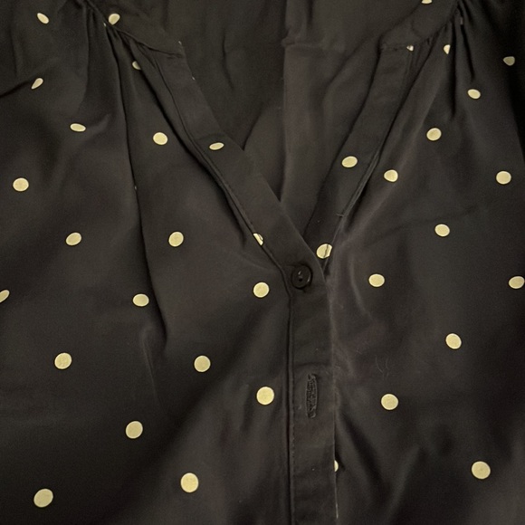 Old Navy Polka Dot Blouse - Picture 2 of 5